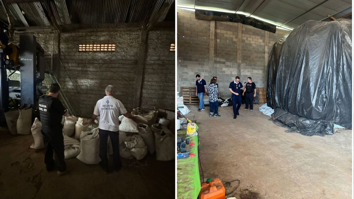 Material apreendido pela Polícia Civil no Norte do ES