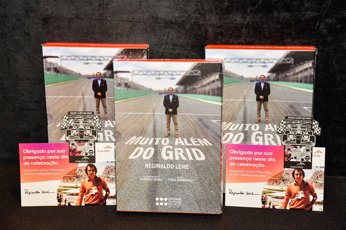 Reginaldo Leme lança 'Muito Além do Grid' em Vitória