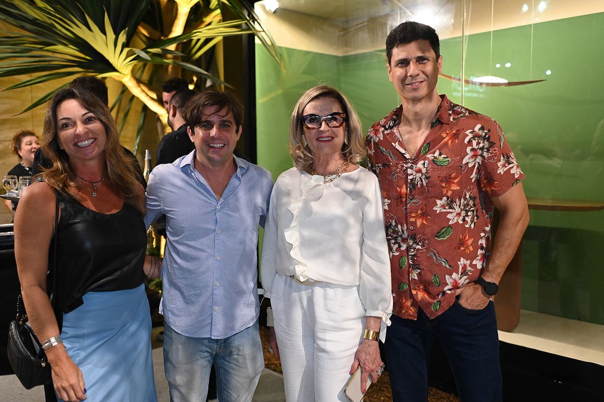 Letícia Finamore, Rodrigo Souto, Zilda Helal e Christian Vieira