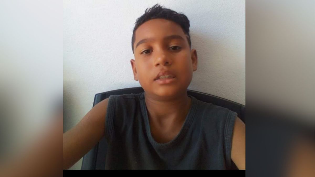 O menino Ângelo Valério, de 8 anos, morreu após ter sido queimado, supostamente, pela ex-madrasta