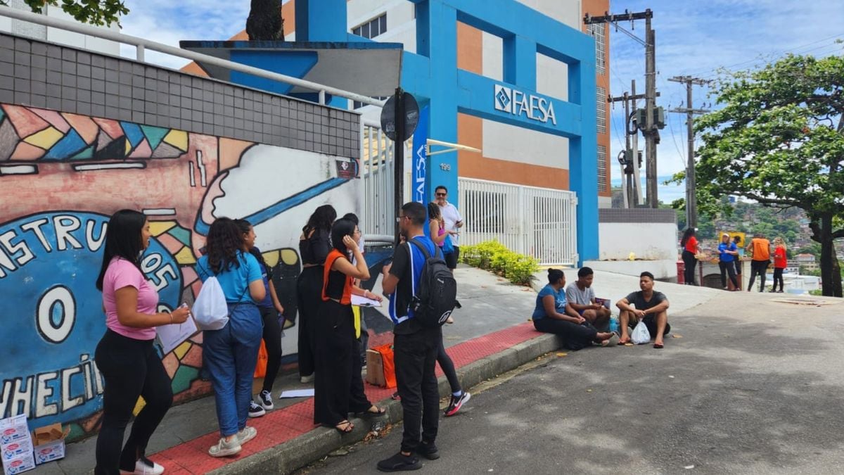 Movimentação ainda é tranquila no Centro Universitário Faesa, em Monte Belo, Vitória