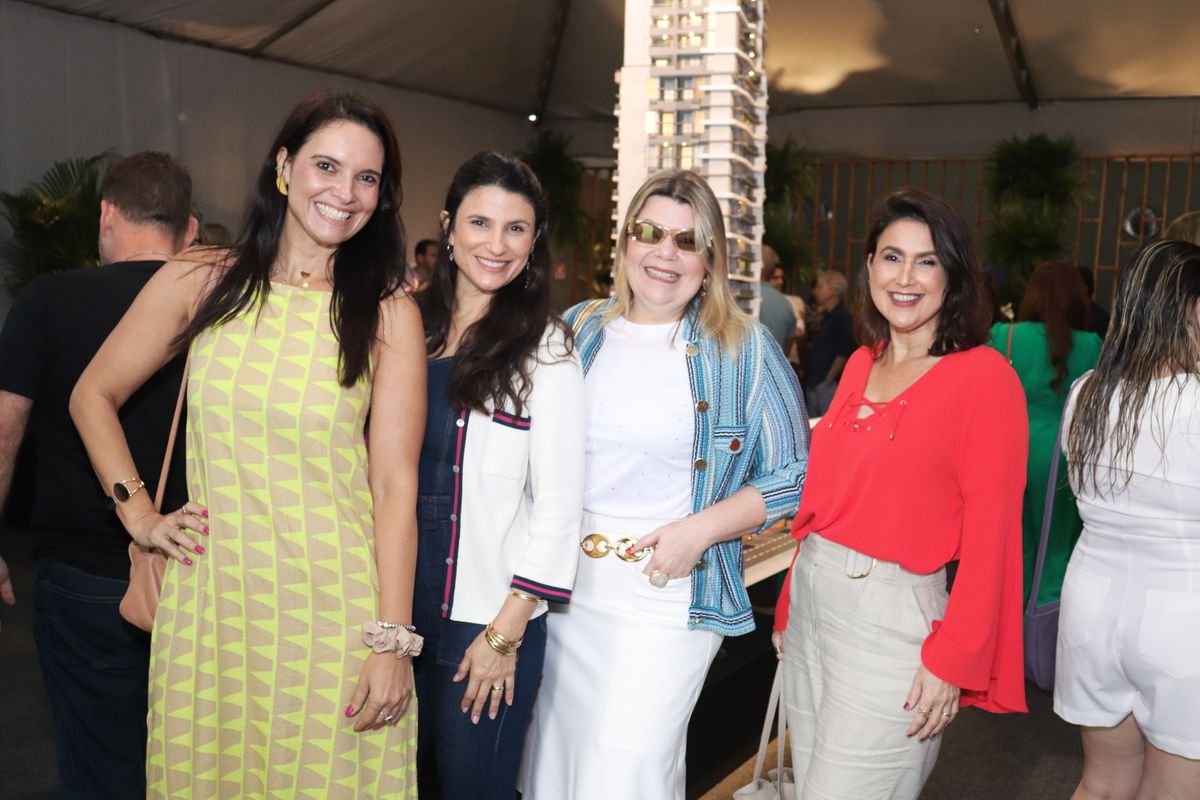 Denise Póvoa, Lurdinha Perovano, Fernanda Prates e Renata Rasseli