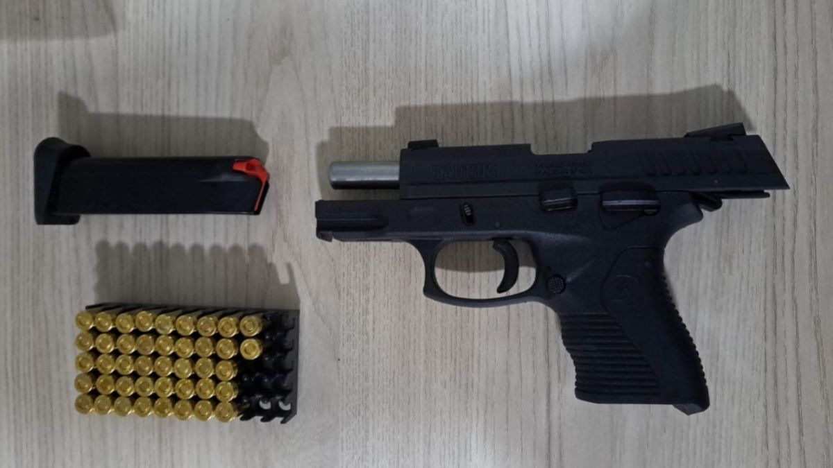 Arma apreendida por Polícia Civil