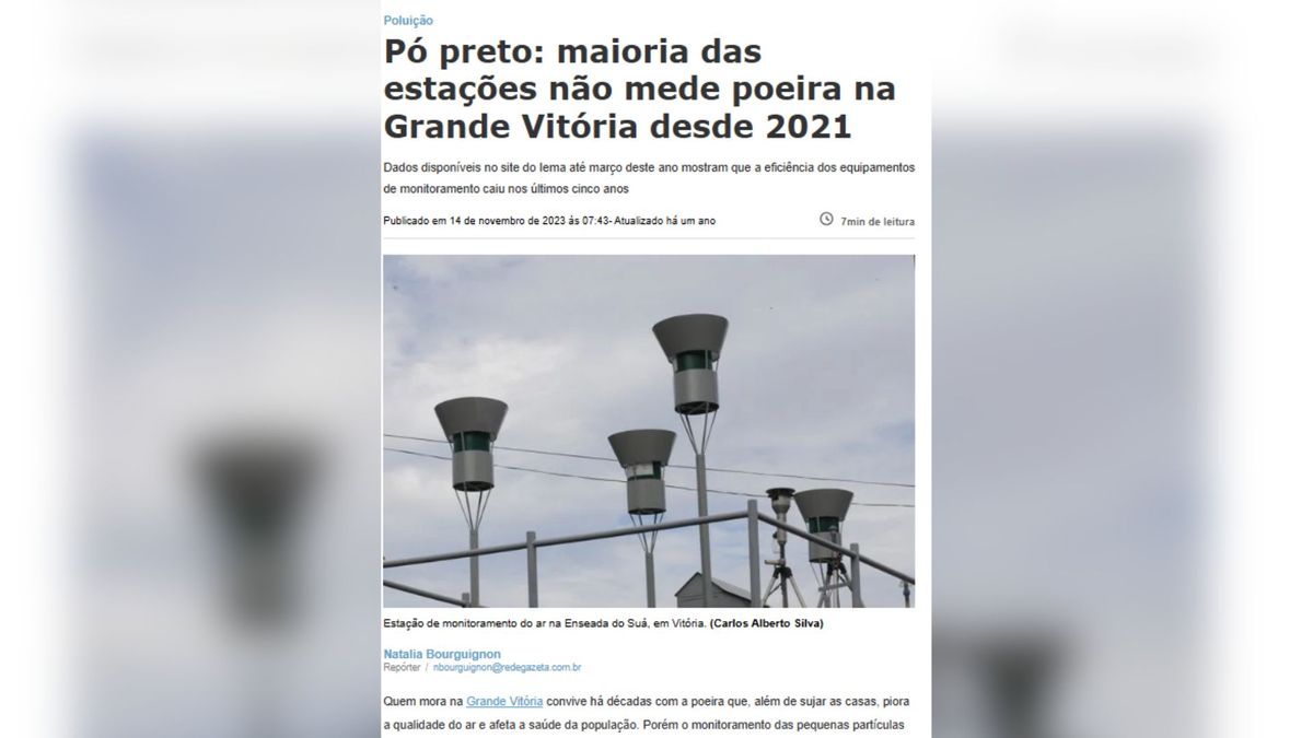 Reportagem de A Gazeta é finalista do 6º Prêmio de Jornalismo Mosca