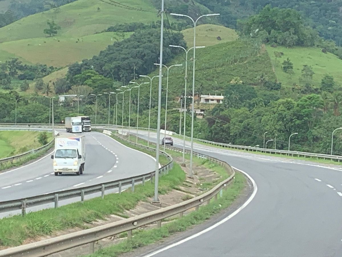 Trecho da BR 101 no Espírito Santo 