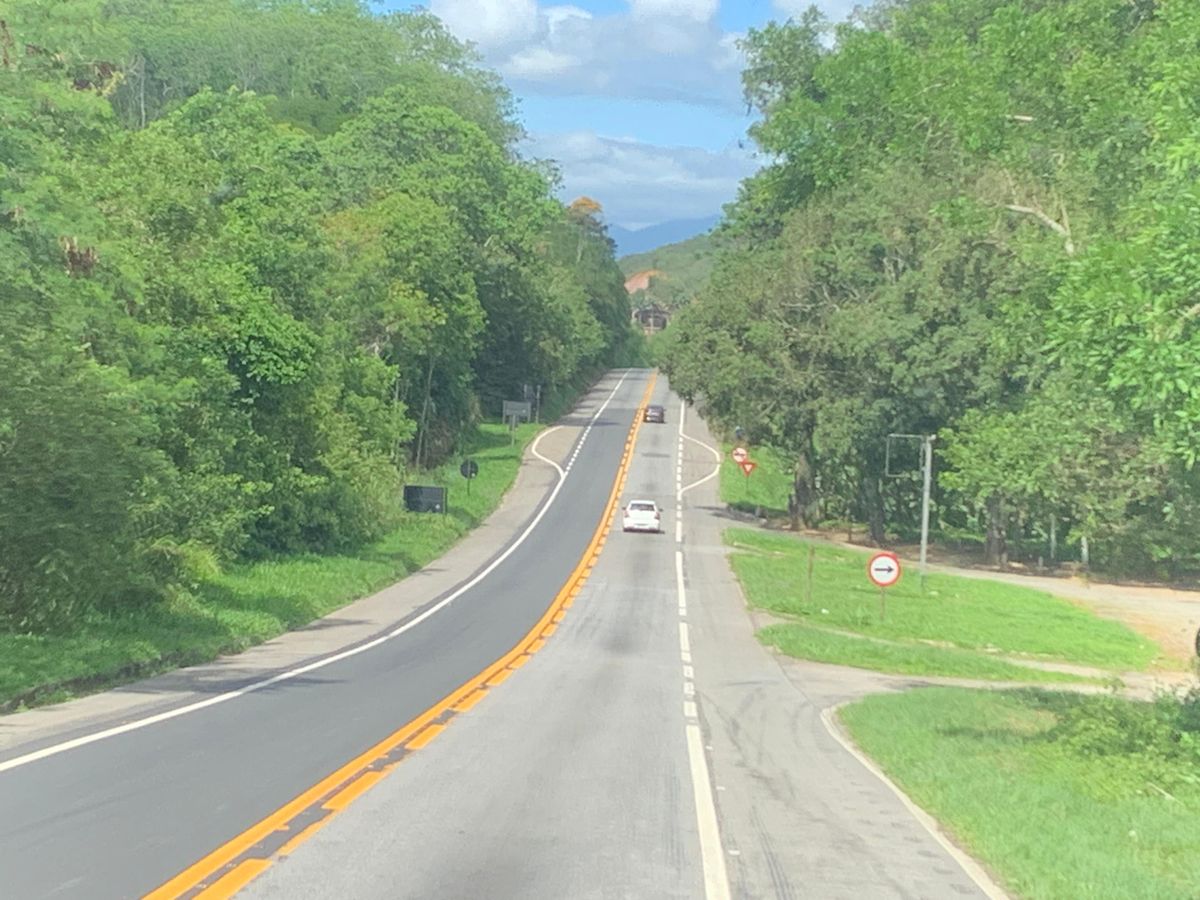 Trecho da BR 101 no Espírito Santo 