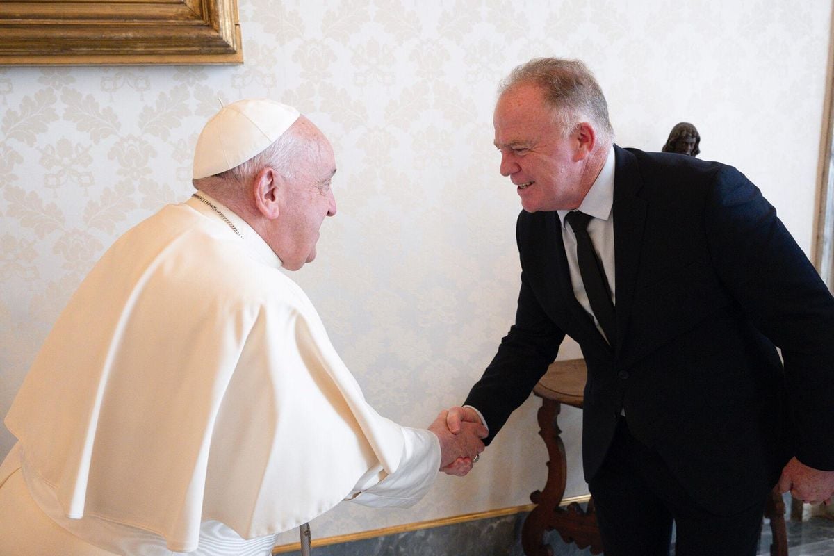 Papa Francisco e Governador Renato Casagrande