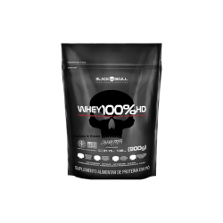 Whey 100% Hd - 900G Refil Cookies e Cream, Black Skull