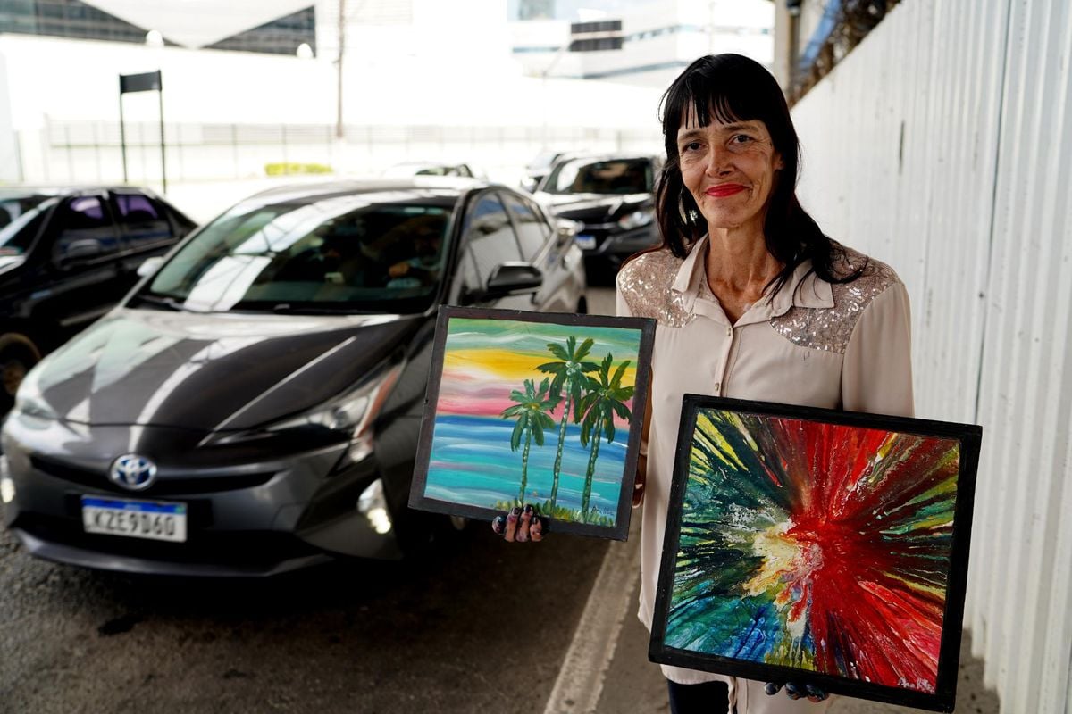 Ana Lília usa a arte para sobrevivier nas ruas
