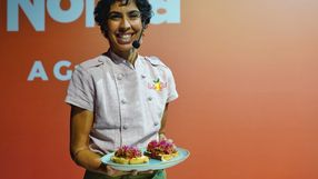 Aula-show da chef e apresentadora Bela Gil no Fest Gastronomia 2024