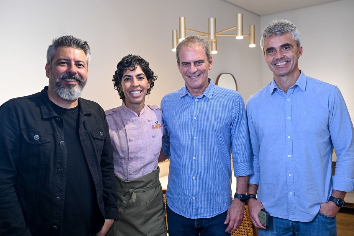 Bruno Araújo, Bela Gil, Marcello Moraes e Bruno Passoni