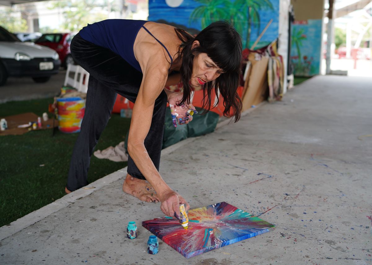 Ana Lilia Arnal, artista em situação de rua por Ricardo Medeiros