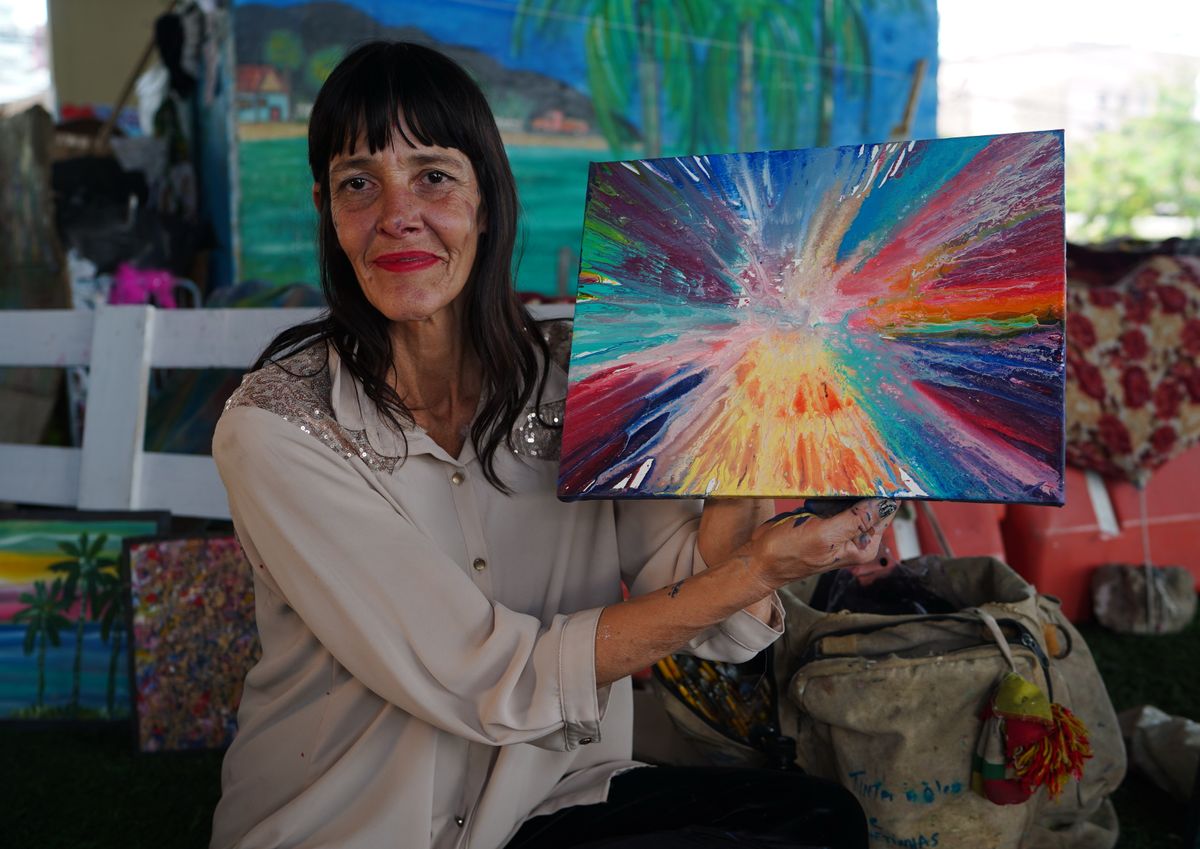 Ana Lilia Arnal, artista em situação de rua por Ricardo Medeiros