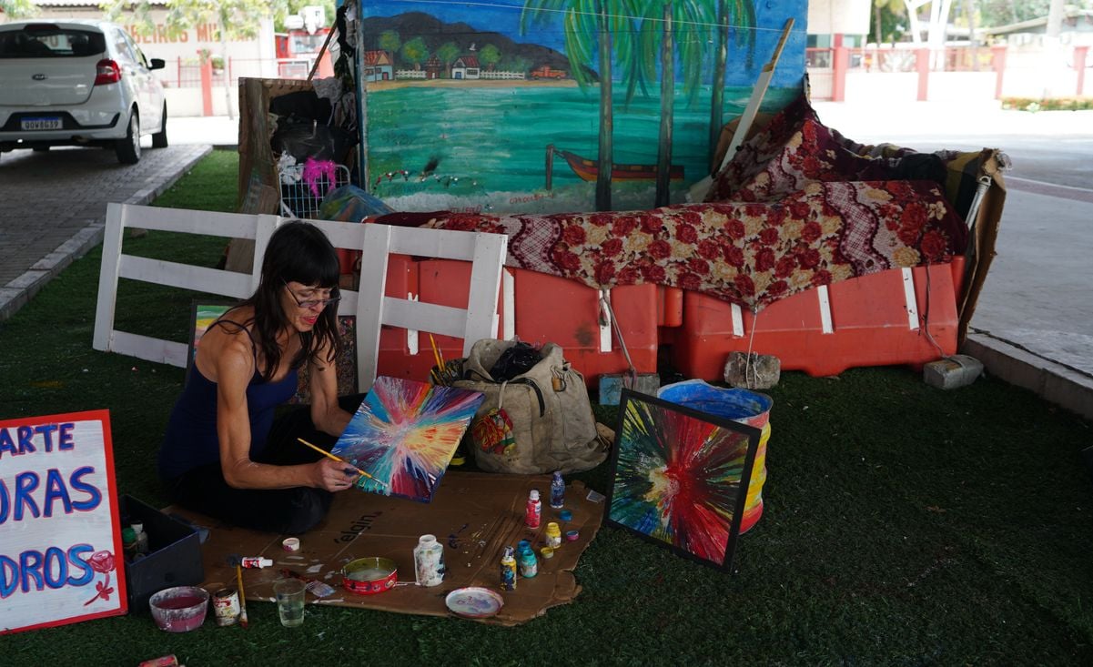 Ana Lilia Arnal, artista em situação de rua por Ricardo Medeiros