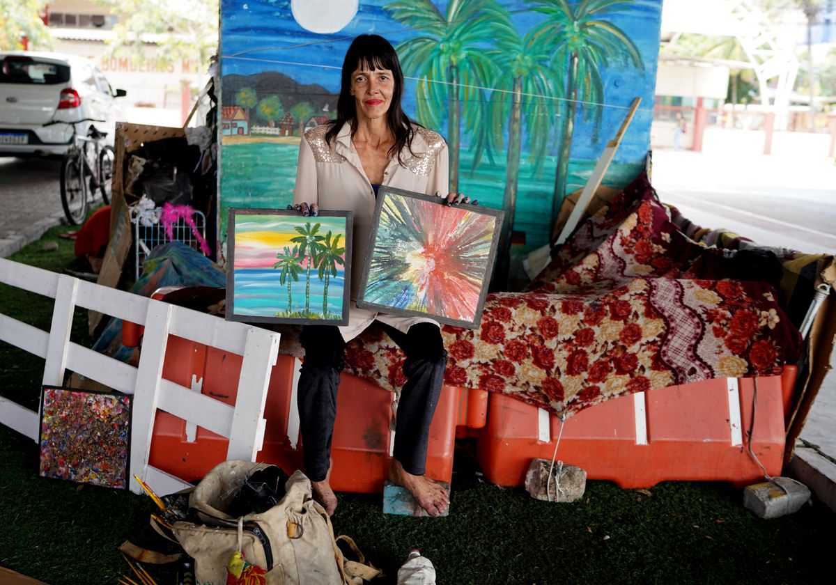Ana Lilia Arnal, artista em situação de rua por Ricardo Medeiros