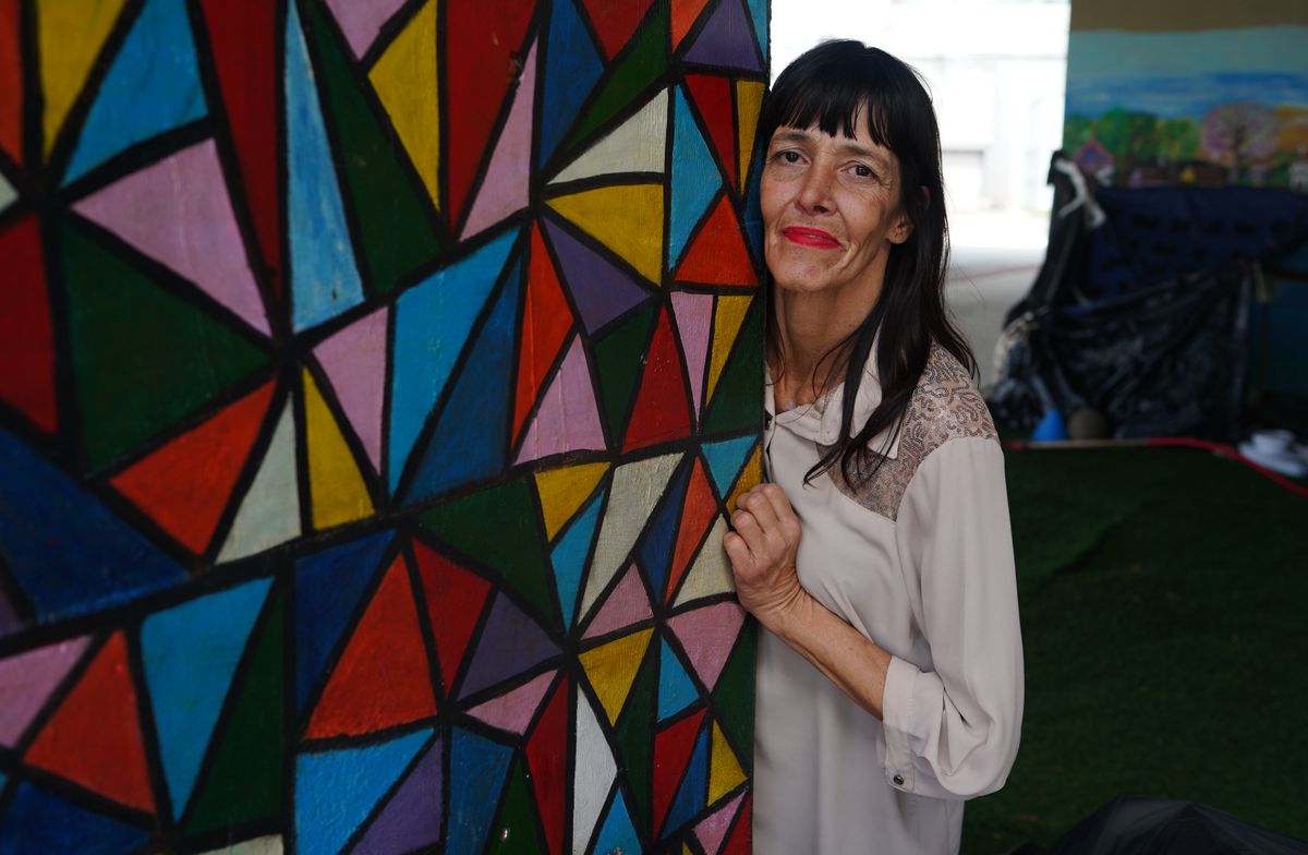 Ana Lilia Arnal, artista em situação de rua por Ricardo Medeiros