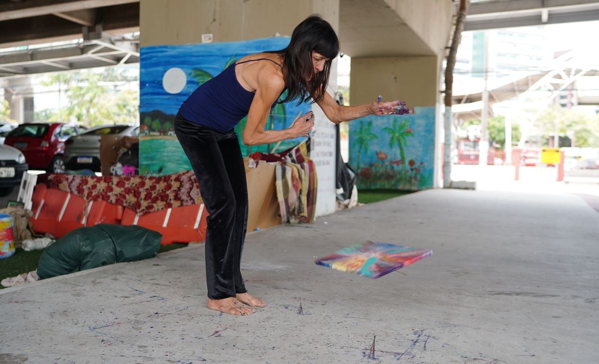 Ana Lilia Arnal, artista em situação de rua por Ricardo Medeiros
