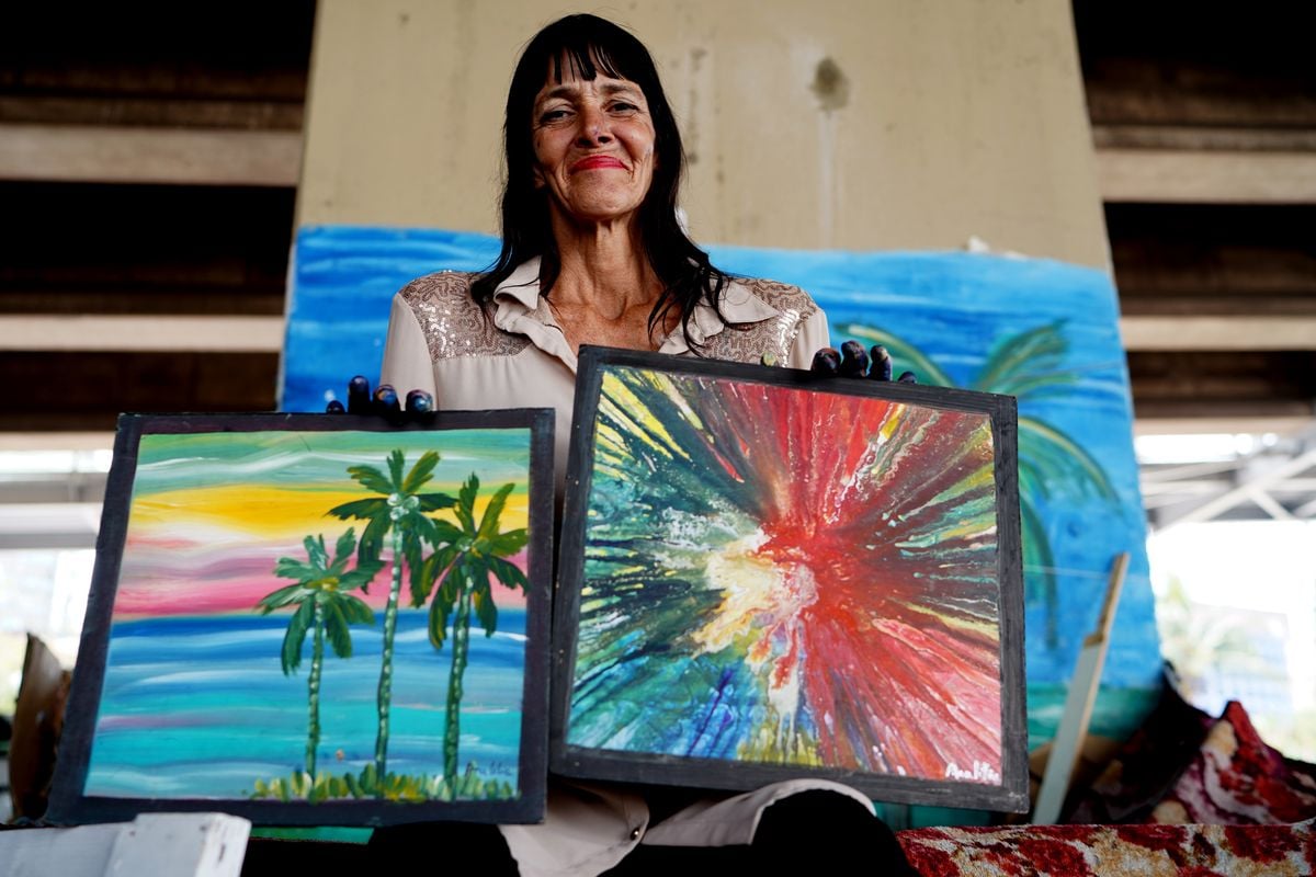 Ana Lilia Arnal, artista em situação de rua por Ricardo Medeiros