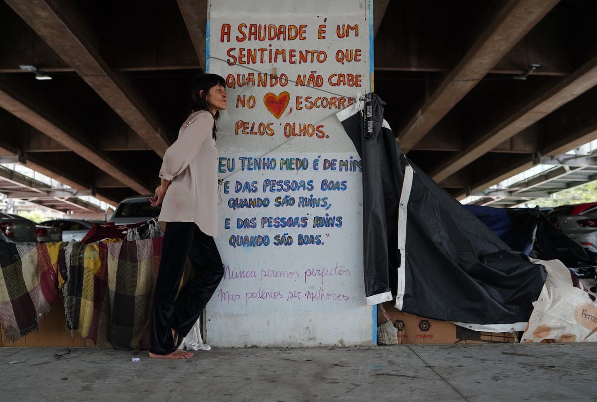 Ana Lilia Arnal, artista em situação de rua por Ricardo Medeiros