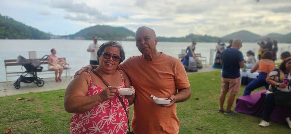 AnaPaula e Luciano Ferreira curitram o último dia de Fest Gastronomia por Guilherme Sillva