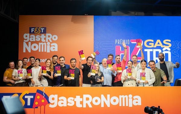 Cerimônia do 2º Prêmio HZ Gastrô no Fest Gastronomia 2024