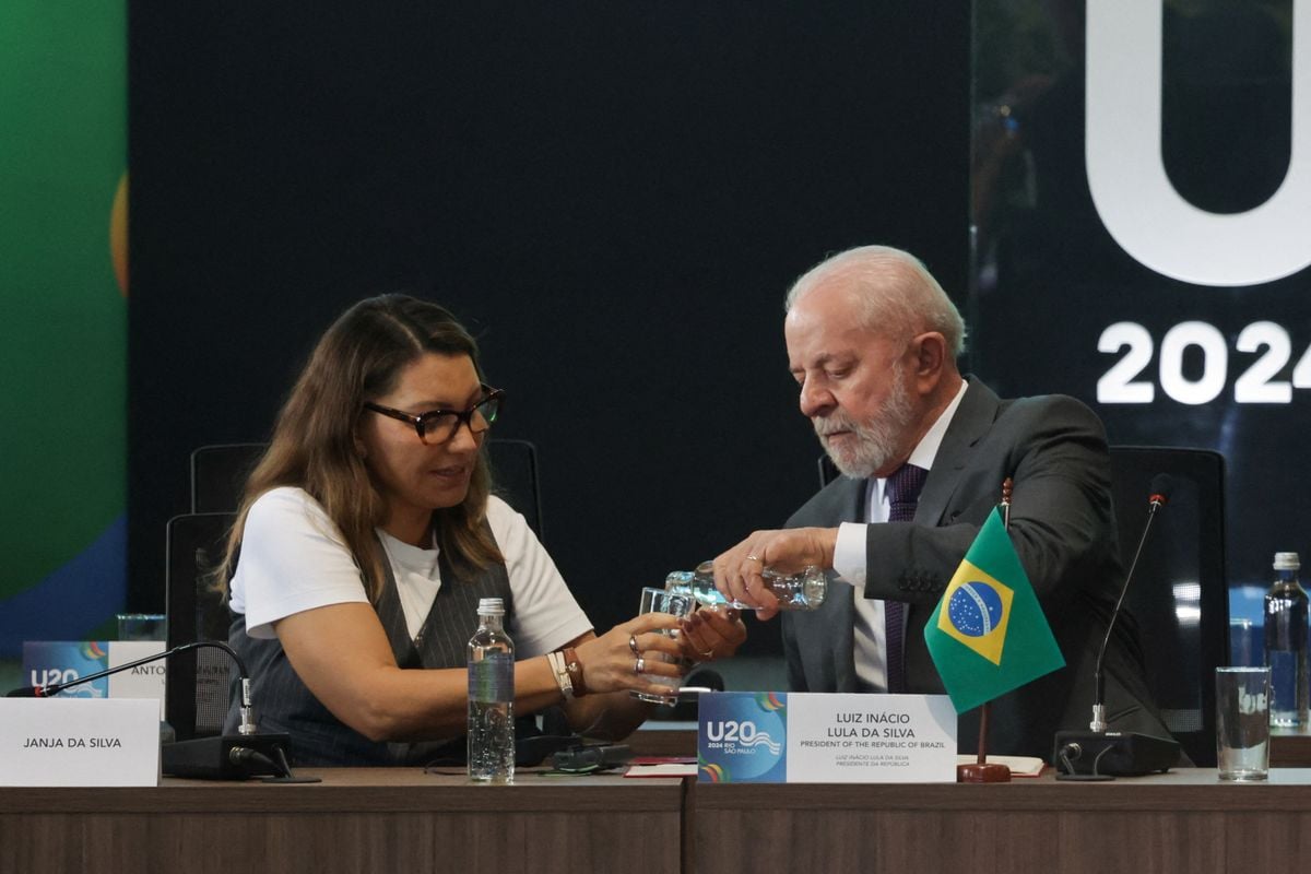 Presidente Lula e a primeira-dama Janja durante o G-20 no Rio de Janeiro