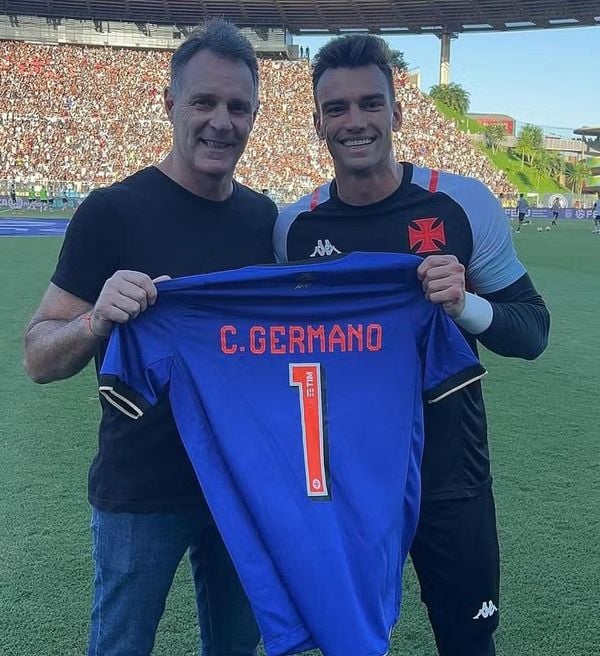 Carlos Germano e Léo Jardim