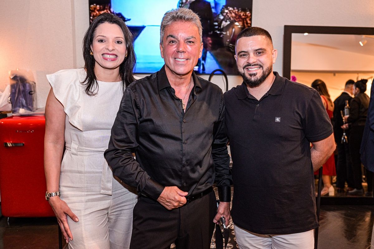 Natália Farias, Ivan Aguilar e Renato Farias