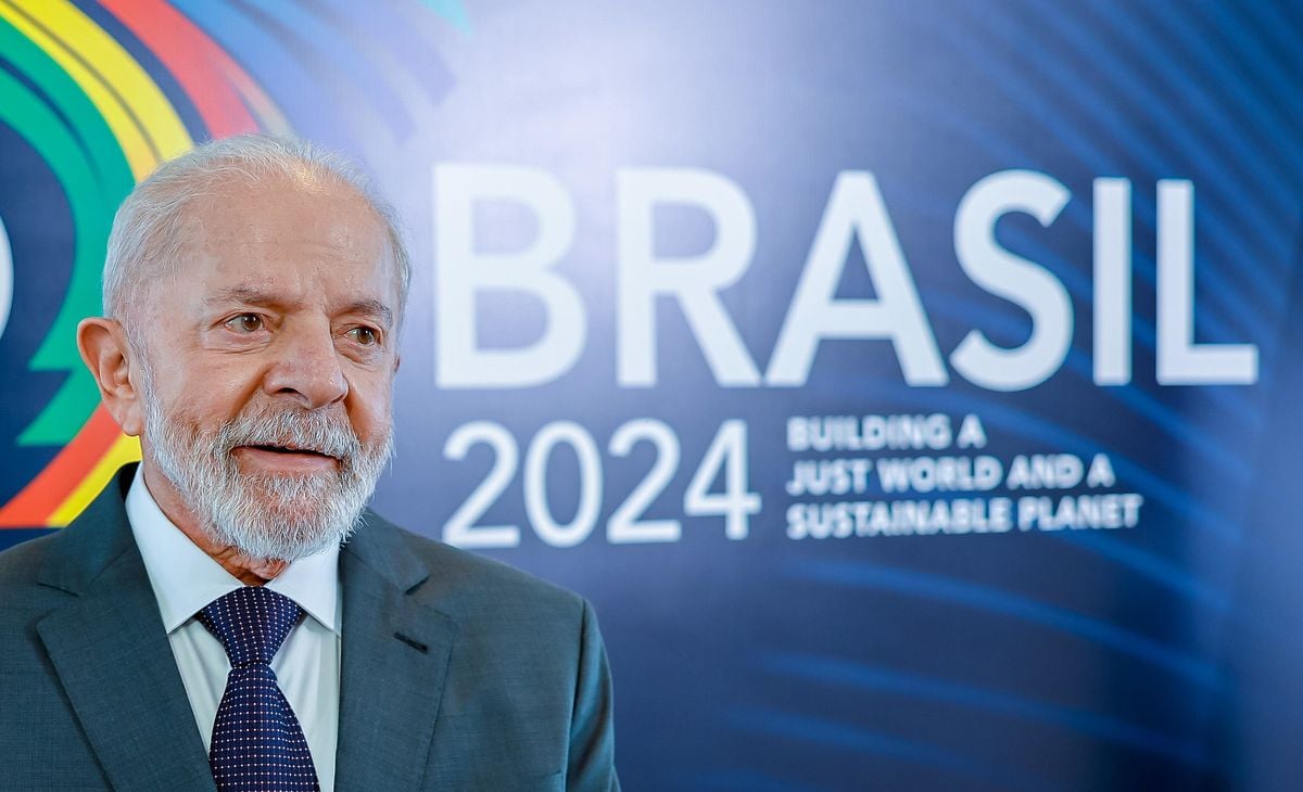 Presidente Luiz Inácio Lula da Silva durante encontro de líderes mundiais, o G20, no Rio de Janeiro