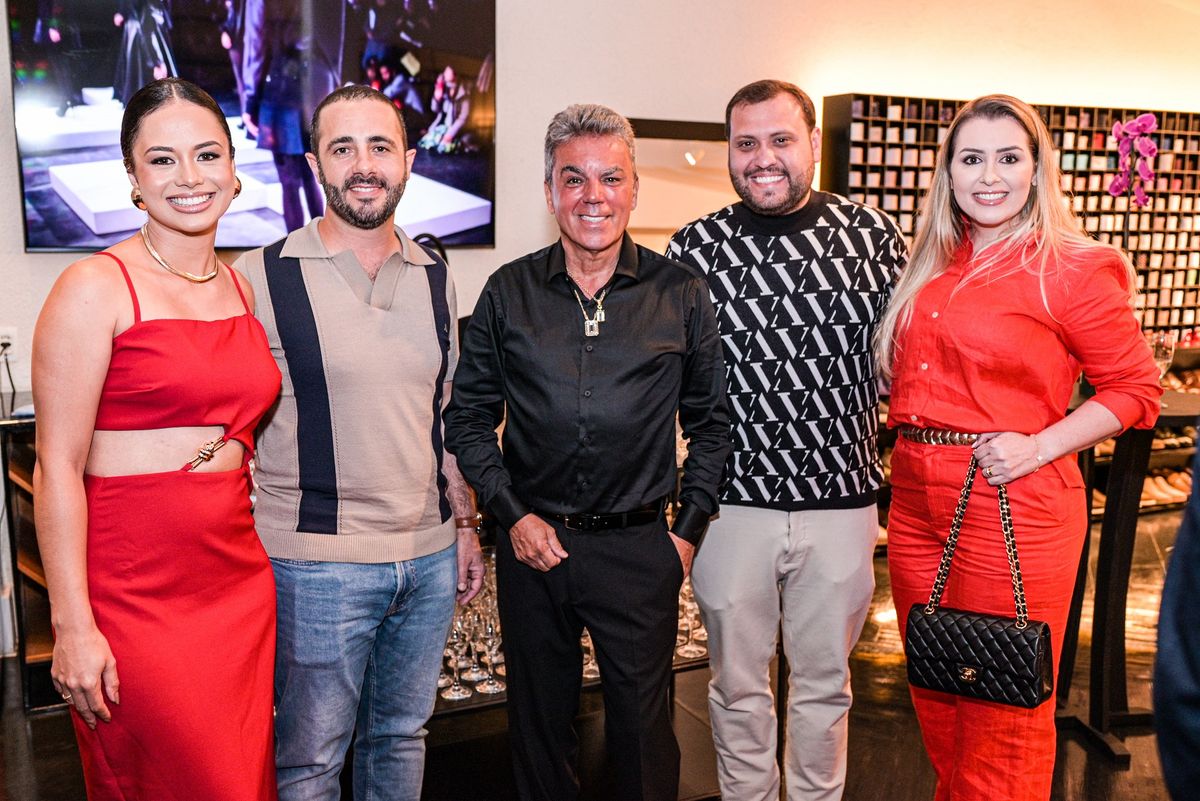 Vitória Puntel, Fernando Basso, Ivan Aguilar, Luam e Karluanna Giuberti