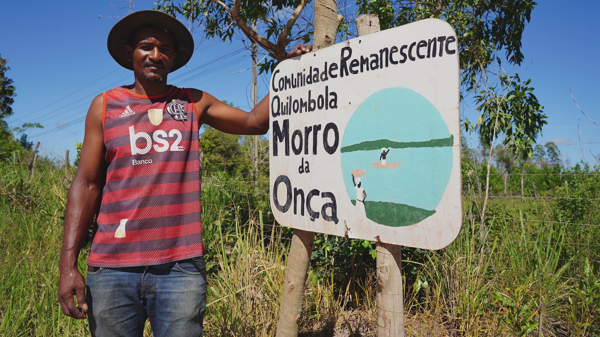 Território quilombola de Morro da Onça, em Conceição da Barra, Norte do Espírito Santo