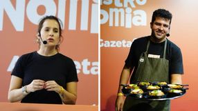 Nádia Alcalde e Caio Maia no Fest Gastronomia 2024