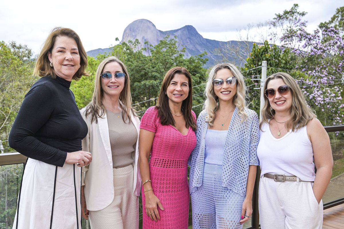 Edilene Gasparini, Adma Tonini, Jane Rocha, Verediana Almeida e Adriana Fae Fiorese