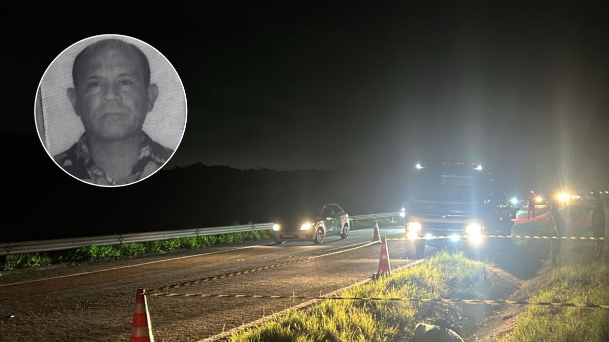 Rubens José Ribeiro morreu atropelado por ônibus na Rodovia do Sol, em Vila Velha