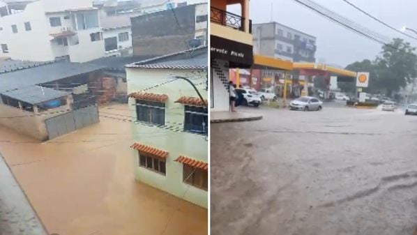 Chuva intensa começou por volta de 13h e se estendeu até quase 16h, segundo a Defesa Civil Municipal; o bairro Macrina foi o mais castigado