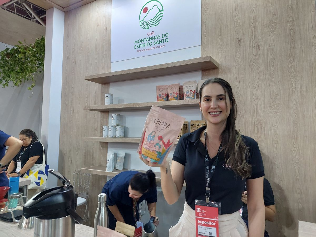 Camila Vivacqua, do Café Chiara, de Brejetuba