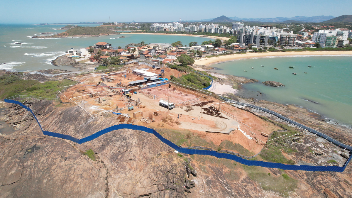 O Manami Ocean Living será erguido na Península de Guaibura, aos pés da Praia de Peracanga