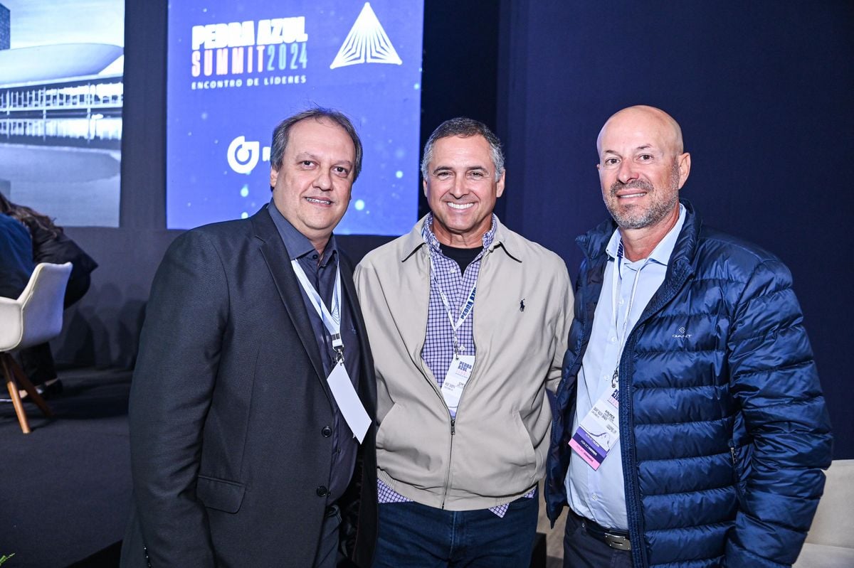 Fabiano Pimentel (Unimed Vitória), Café Lindenberg (Rede Gazeta) e Kaumer Chieppe (Grupo Águia Branca