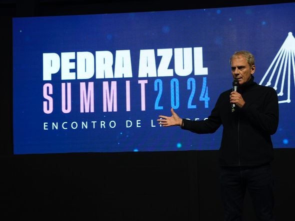 Marcello Moraes, diretor geral da Rede Gazeta no Pedra Azul Summit 2024 por Carlos Alberto Silva