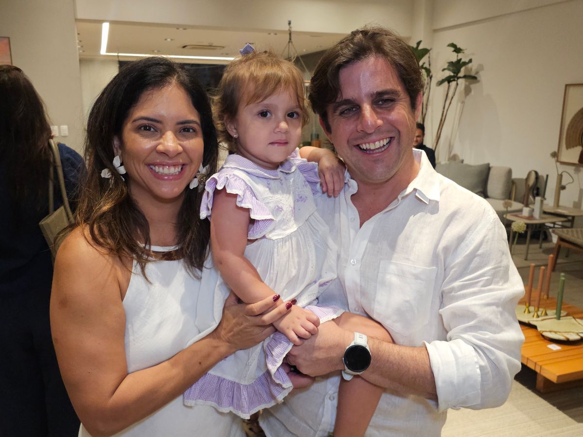 Fernanda Rabelo, Elisa e Rodrigo Souto 