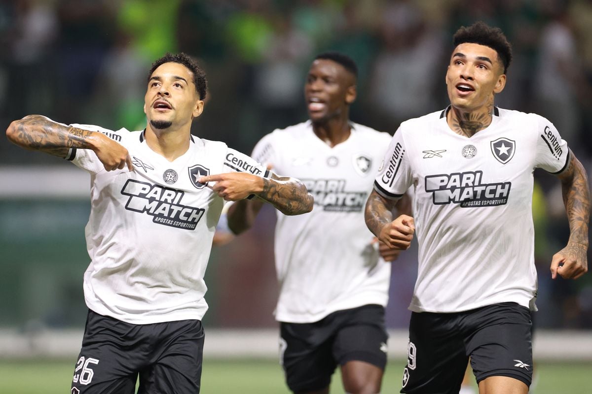 Gregore marcou o gol que abriu caminho para a vitória do Botafogo sobre o Palmeiras