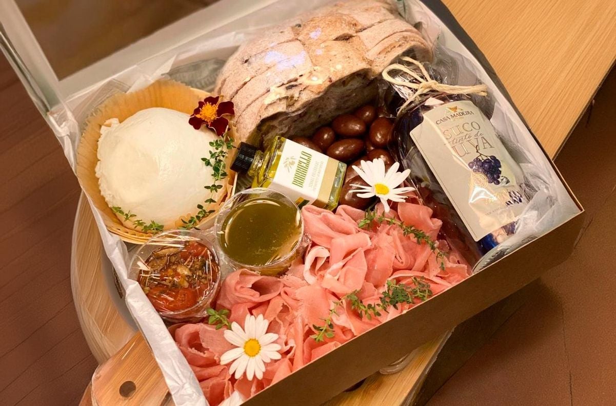 Box para presentear da delicatéssen Koisas de Minas