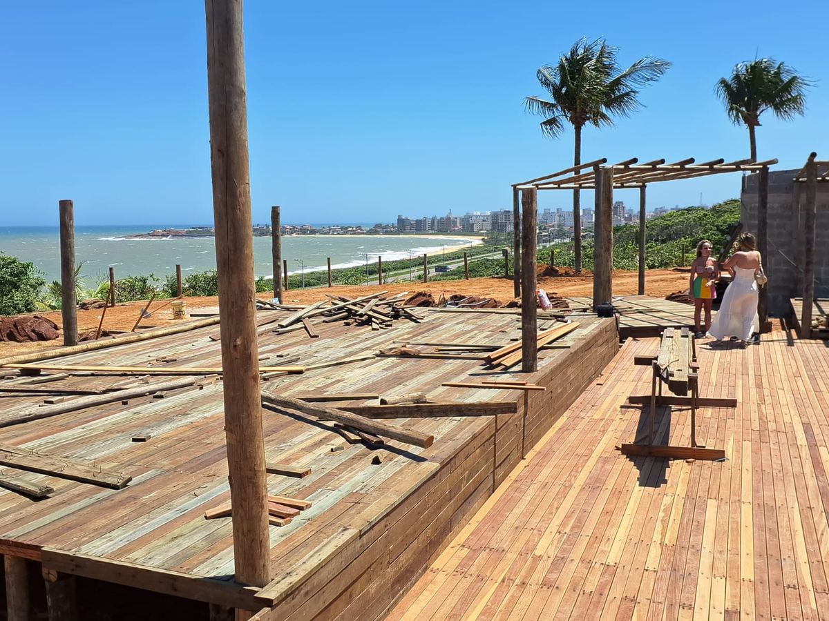 Obras do Brava Beach Club, em Guarapari