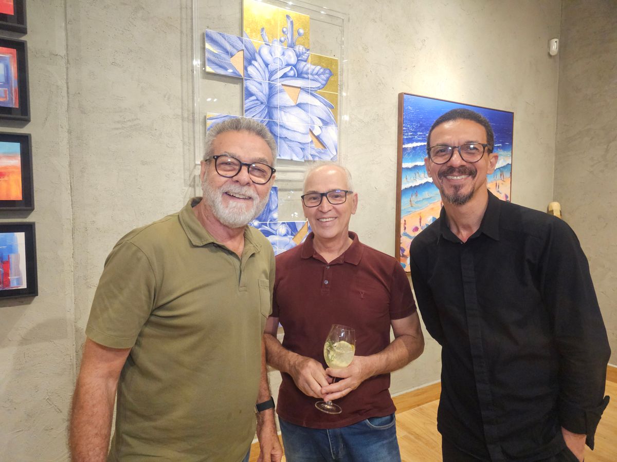 Waldir Amancio, João  Lira e Gladstone Nascimento