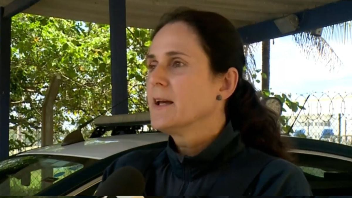 A policial rodoviária federal Vanessa Freitas, esposa de um dos PRFs que participaram do socorro