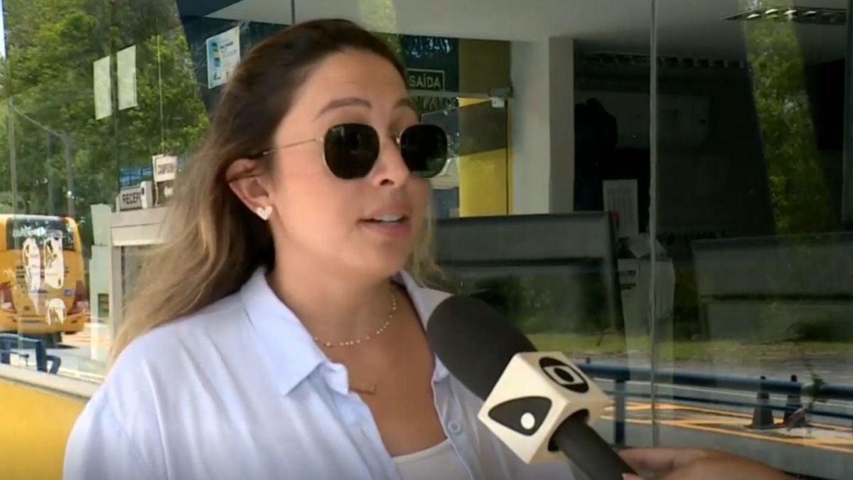 A socorrista Lethicia Vasconcelos que ajudou a salvar bebê