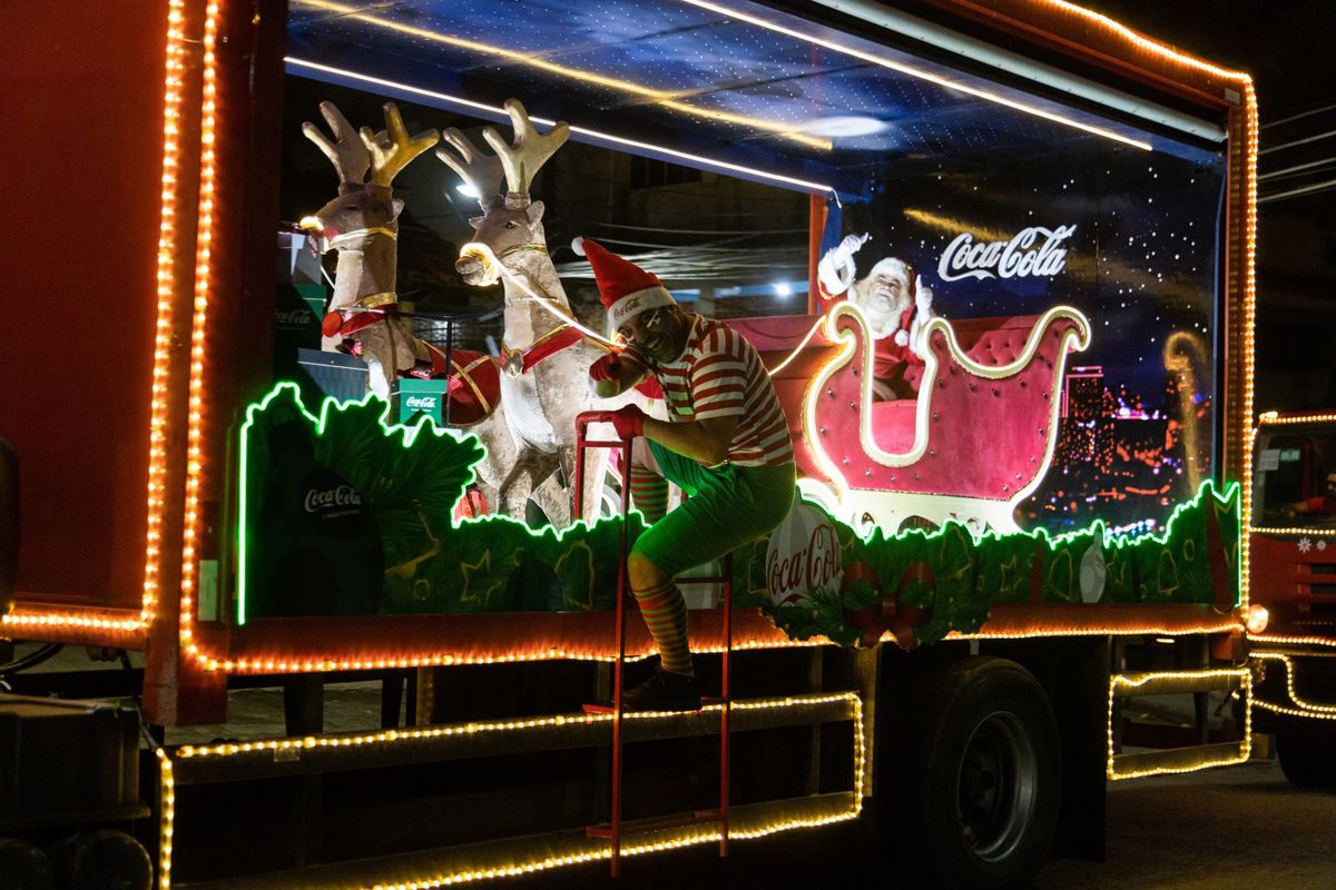 Coca-Cola retoma as icônicas caravanas de Natal e chega ao ES por Coca-Cola/Divulgação