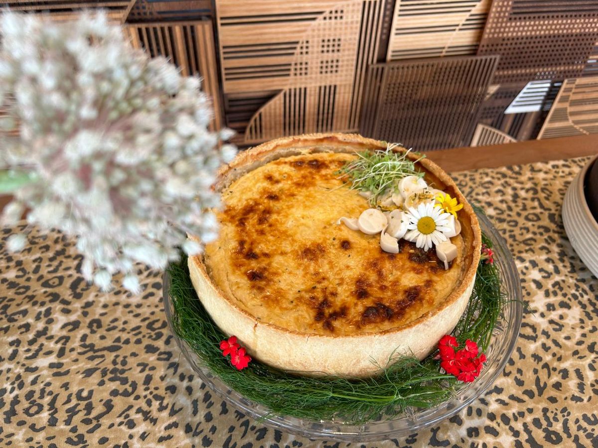 Menu by chef Arlete Nunes