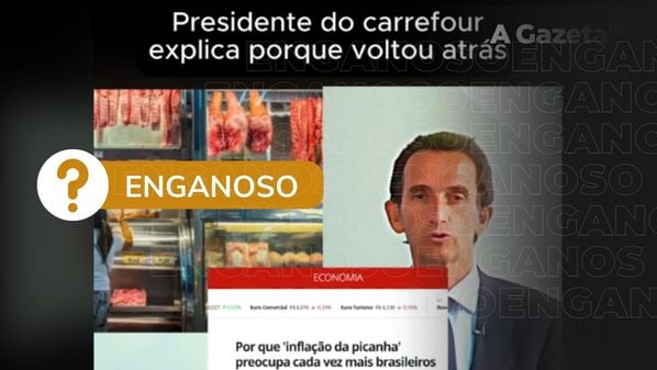 É enganoso dizer que Alexandre Bompard declarou que recuou da decisão de deixar de comercializar carnes oriundas do Mercosul após conversar com o ex-presidente Jair Bolsonaro (PL) e o empresário Elon Musk. O vídeo usado no post foi publicado em 2021. Nele, Bompard fala sobre os 20 anos de atuação da fundação filantrópica Carrefour Foundation