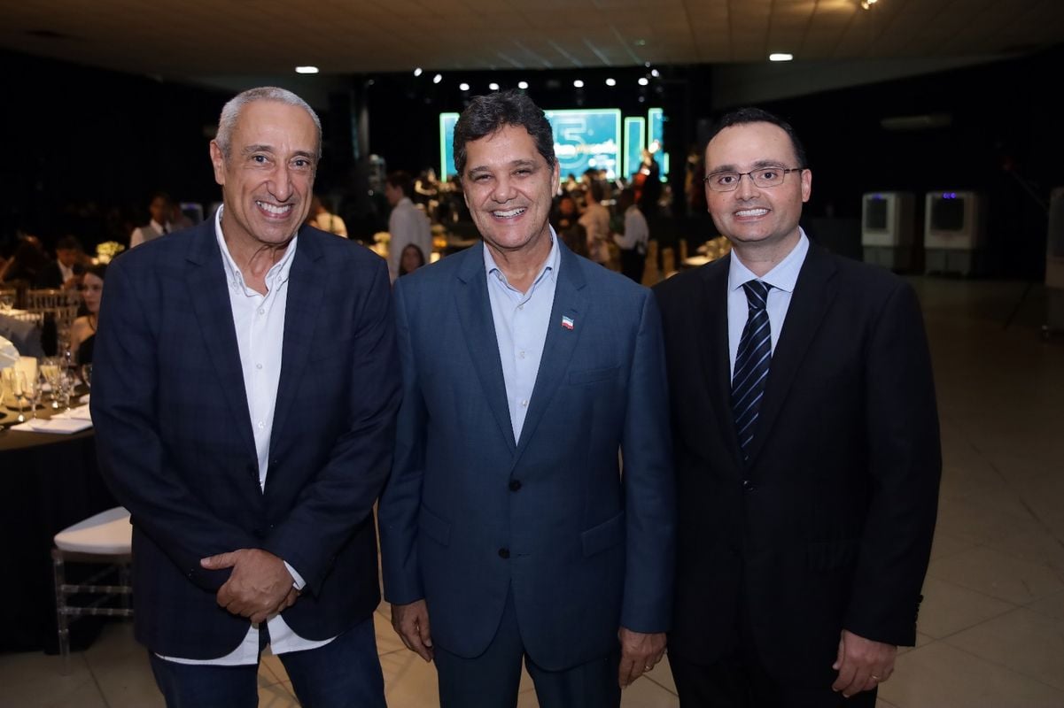 Carlos André Santos Oliveira, Ricardo Ferraço e Fernando Lemgruber